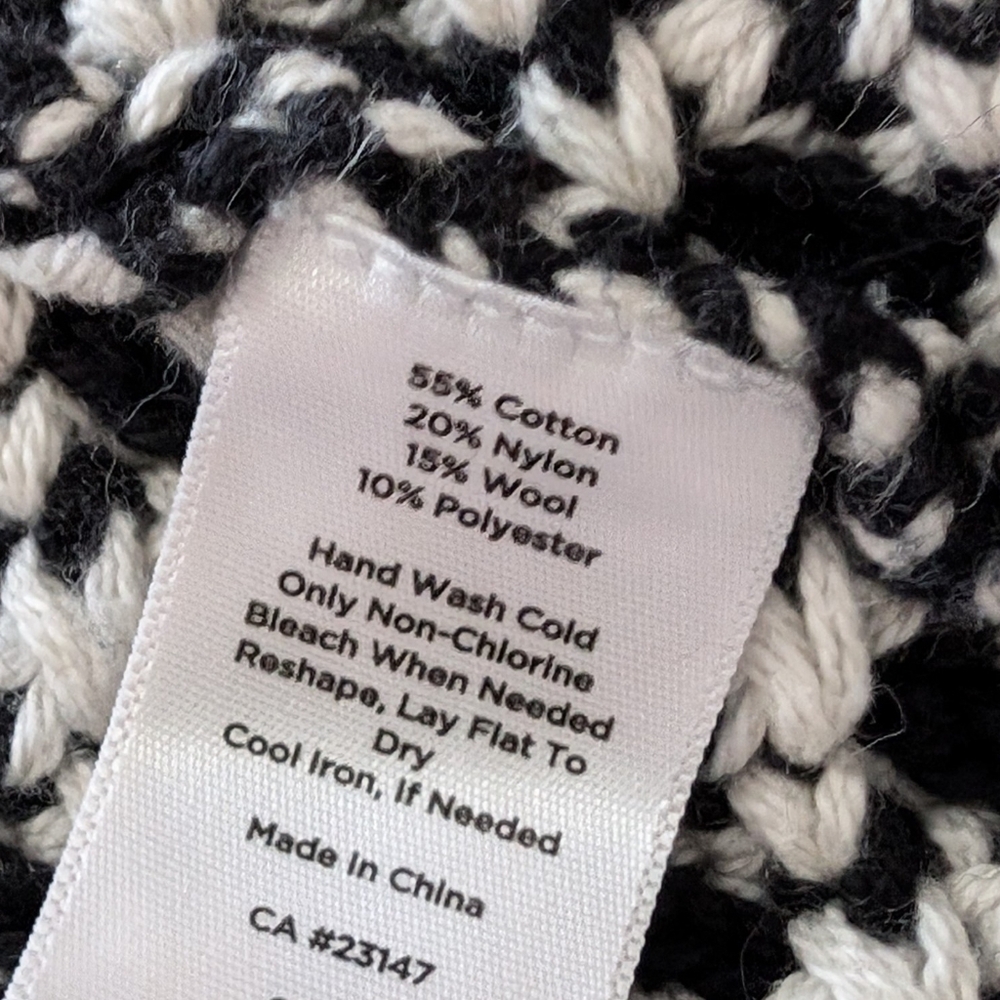 Talbots Classic Open Front Knit Cardigan Sweater - Picture 7 of 8